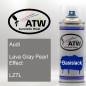 Preview: Audi, Lava Gray Pearl Effect, LZ7L: 400ml Sprühdose, von ATW Autoteile West.